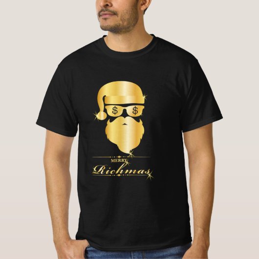 Merry Christmas - Richma's Golden St. Nicholas Tシャツ (正面)