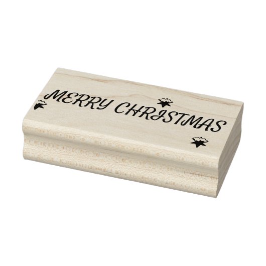 Merry Christmas Rubber Stamp ラバースタンプ (スタンプ)