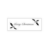 Merry Christmas rubber stamp, lettering, handmade セルフインキングスタンプ (デザイン)