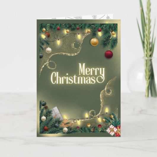 Merry Christmas Sage カード (正面)