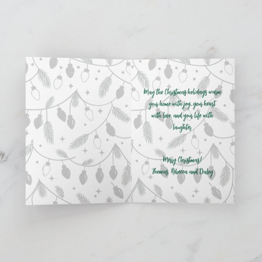 Merry Christmas Sage カード (内部)