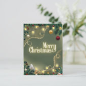 Merry Christmas Sage ポストカード (スタンド正面)