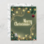 Merry Christmas Sage ポストカード (正面/裏面)
