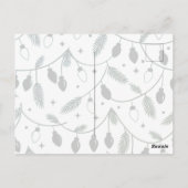 Merry Christmas Sage ポストカード (裏面)