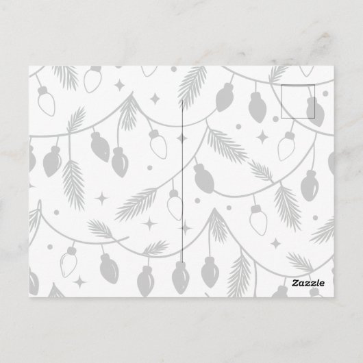 Merry Christmas Sage ポストカード (裏面)