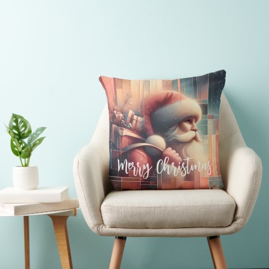 Merry Christmas Santa Claus  クッション (椅子)