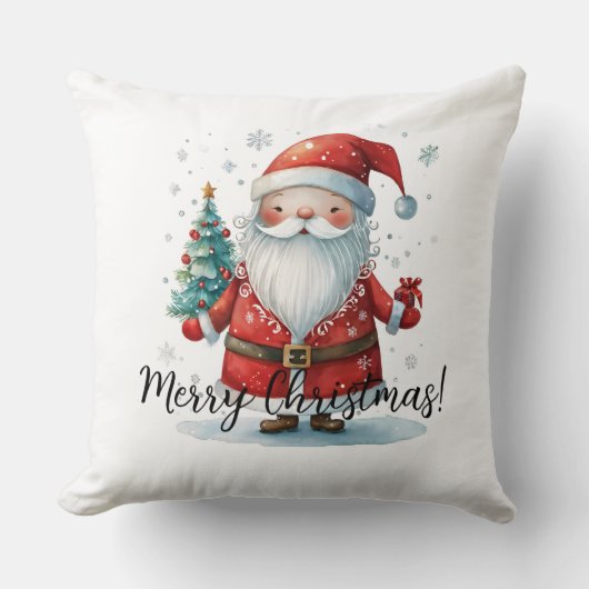 Merry Christmas Santa Claus クッション (正面)