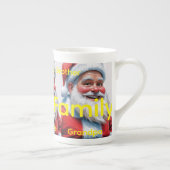 Merry Christmas Santa Claus ボーンチャイナマグカップ (右)