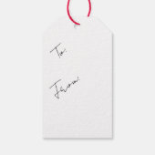 Merry Christmas Santa Claus Holiday XMas  ギフトタグ (裏面)