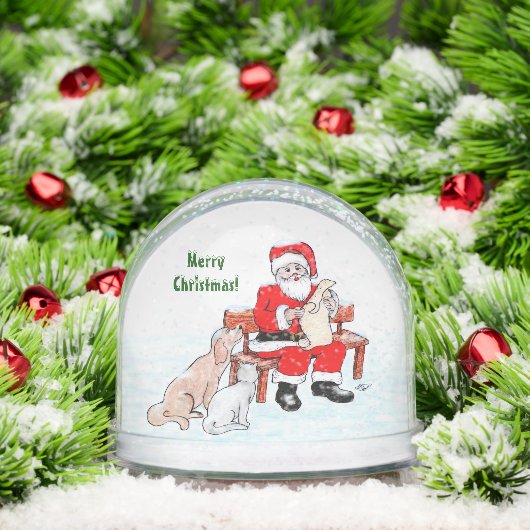 Merry Christmas - Santa Claus with Cat and Dog Cas (クリスマス)