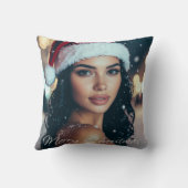 Merry Christmas - Santa Girl クッション (裏面)