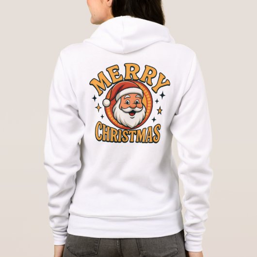 Merry Christmas Santa Hoodie パーカ (裏面)