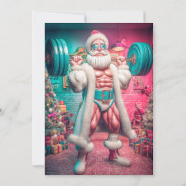 Merry Christmas | Santa Lifts More Than Gifts シーズンカード