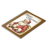 Merry Christmas Santa Notebook ノートブック (左側)