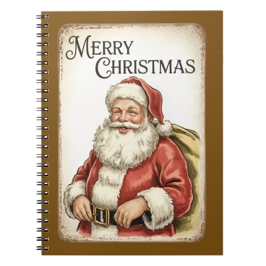 Merry Christmas Santa Notebook ノートブック (正面)