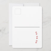 Merry Christmas Santa – Personalized Family  招待状 (裏面)