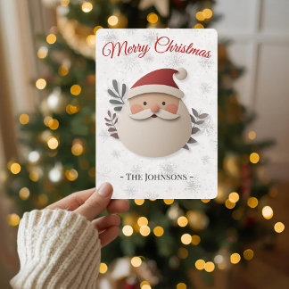 Merry Christmas Santa – Personalized Family 招待状