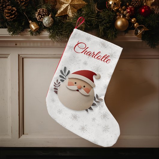 Merry Christmas Santa – Personalized Holiday スモールクリスマスストッキング