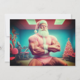 Merry Christmas | Santa Skipped Leg Day Never シーズンカード