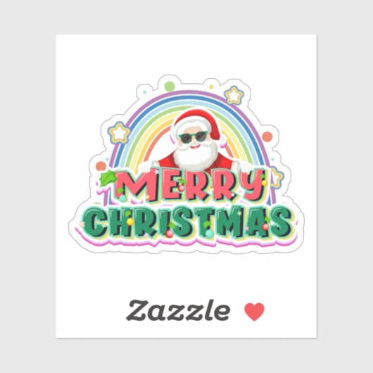 Merry christmas santa sticker  シール (シート)