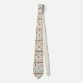 Merry Christmas Scandinavian Gnome Necktie ネクタイ (正面)