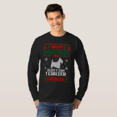 Merry Christmas Scottish Terrier Dog Ugly Christma Tシャツ (正面フル)