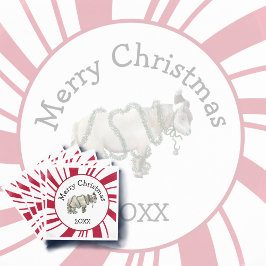 Merry Christmas Shetland Pony スタンダードランチョンナプキン