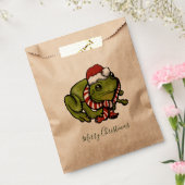 Merry Christmas Shetland Pony Favor Bag フェイバーバッグ (封をした状態)