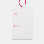 Merry Christmas Shih Tzu Dogs ギフトタグ (裏面)