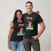 Merry Christmas Shih Tzu Tree Lights Shih Tzu Chri Tシャツ (ユニセックス)