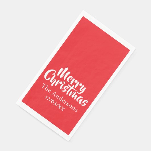 Merry Christmas Simple Stylish Modern Minimal Mono (コーナー)