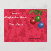 Merry Christmas Sister, Family Postcard シーズンポストカード (裏面)