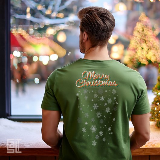 Merry Christmas Snowflakes Classic Tシャツ
