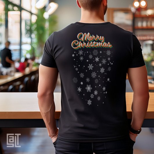 Merry Christmas Snowflakes Classic Tシャツ