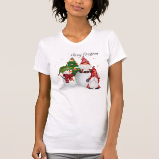 Merry Christmas Snowman Gnome Shirt Tシャツ