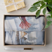 Merry Christmas Snowman Tissue Paper 薄葉紙 (ギフト)