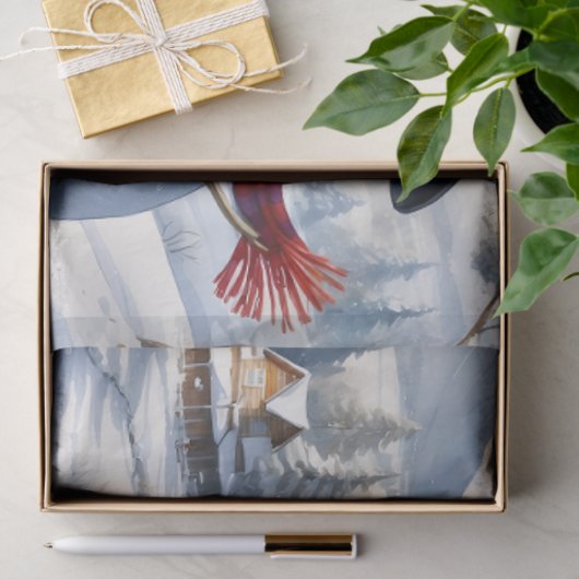 Merry Christmas Snowman Tissue Paper 薄葉紙 (ギフト)