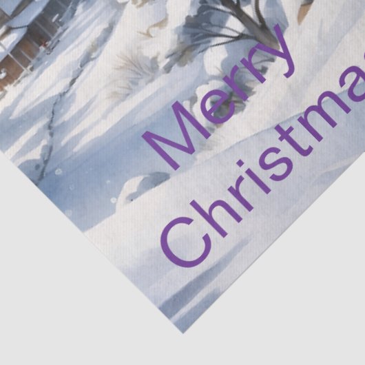 Merry Christmas Snowman Tissue Paper 薄葉紙 (詳細)