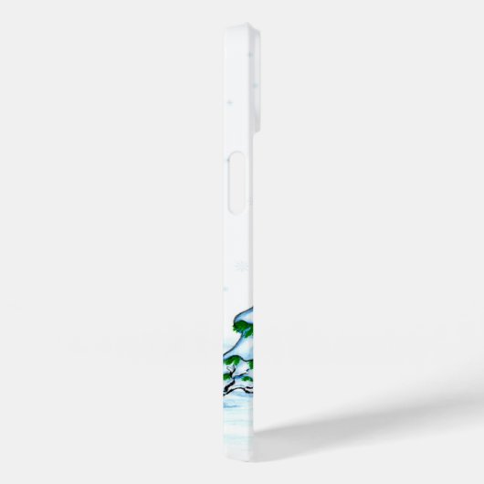 Merry Christmas! Snowman with Cat and Puppy Case-Mate iPhoneケース (裏面 / 右)