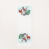 Merry Christmas! Snowman with Friends ヨガマット (正面)