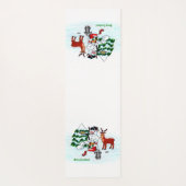 Merry Christmas! Snowman with Friends ヨガマット (裏面)