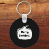 Merry Christmas Speech Bubble  キーホルダー (正面)
