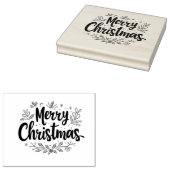 Merry Christmas Stamp ラバースタンプ (押印)