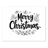 Merry Christmas Stamp ラバースタンプ (インプリント)
