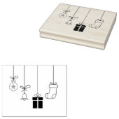 Merry Christmas Stamp ラバースタンプ (押印)