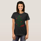 Merry Christmas Stethoscope Nurse Cna Xmas Holiday Tシャツ (正面フル)