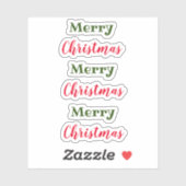 Merry Christmas Sticker シール (シート)