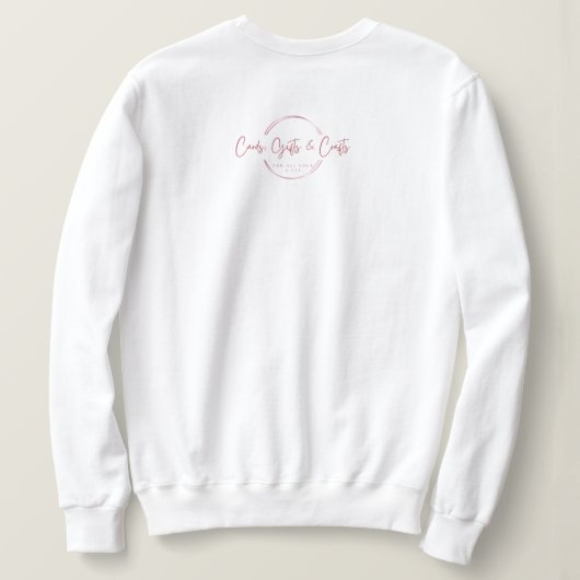 Merry Christmas Sweater スウェットシャツ (デザイン裏面)