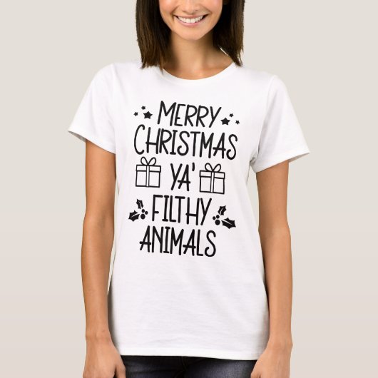 Merry Christmas Tシャツ (正面)