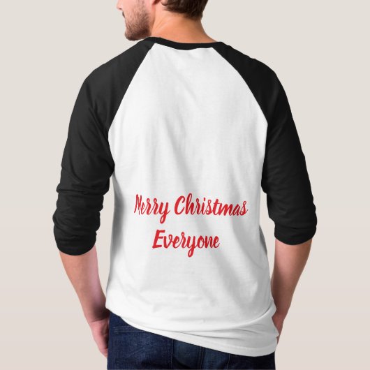 Merry Christmas Tシャツ (裏面)
